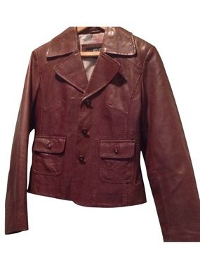 Black Rivet Leather Jacket